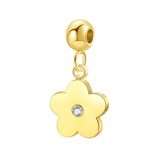 Petite Flower Pendant Gold