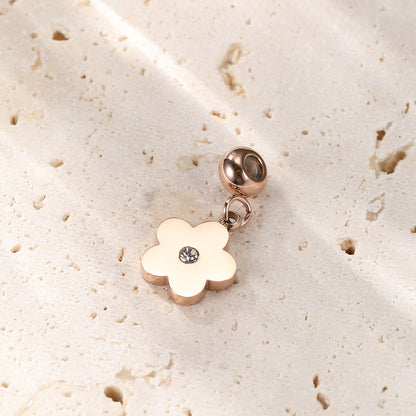 Petite Flower Pendant Gold