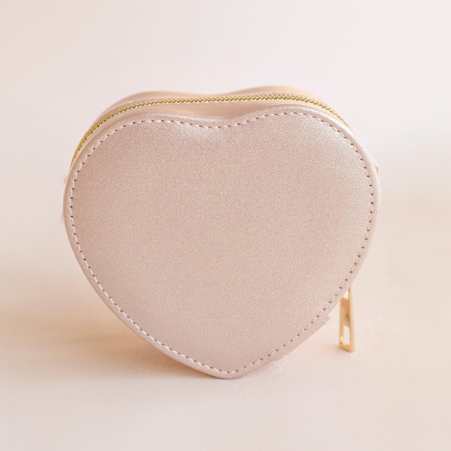 Pink Heart Jewelry Case