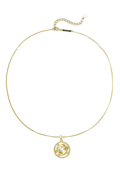 Pisces Zodiac Pendant Necklace
