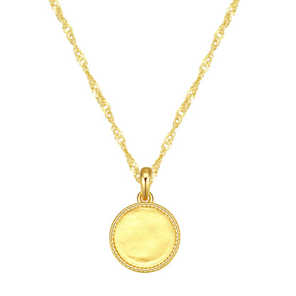 Handwriting Pendant Necklace Sterling Silver