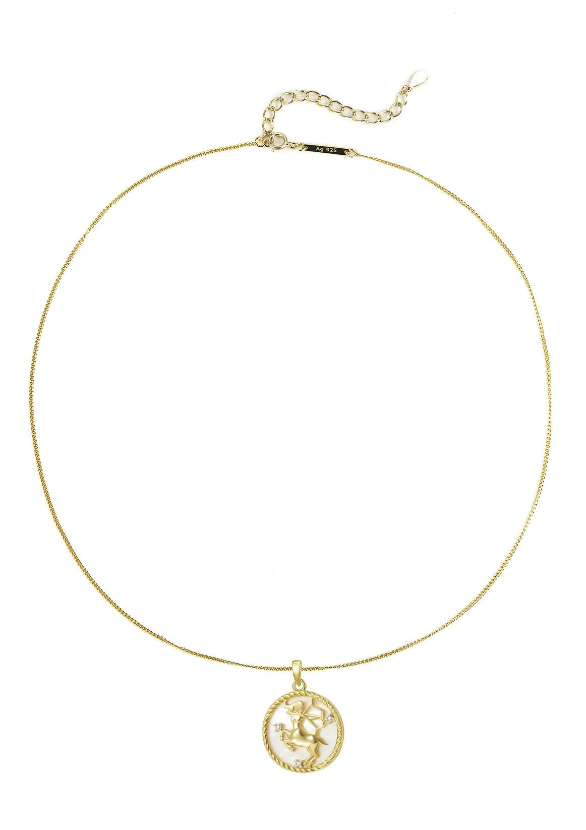 Sagittarius Zodiac Pendant Necklace