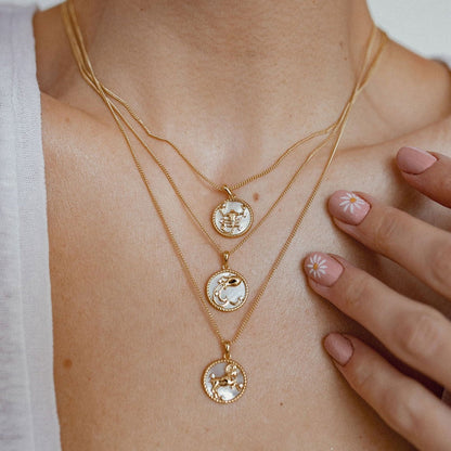 Scorpio Zodiac Pendant Necklace