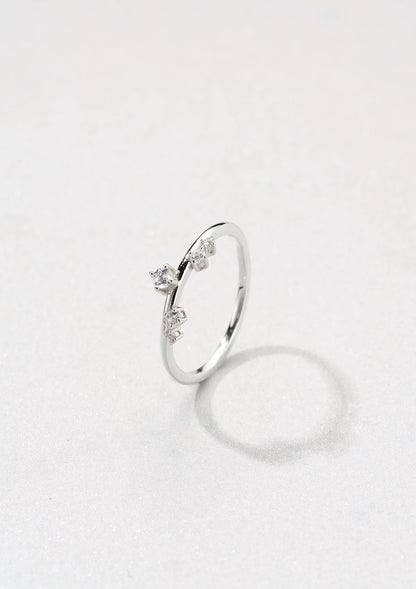 Slim Apex Ring Sterling Silver
