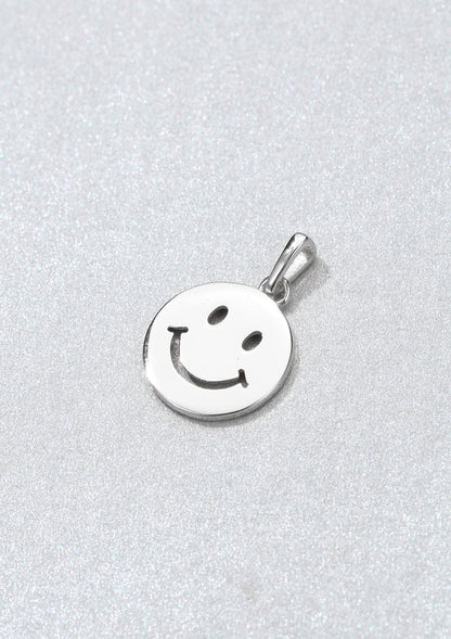 Grin Pendant for Happy & Joyful in Silver