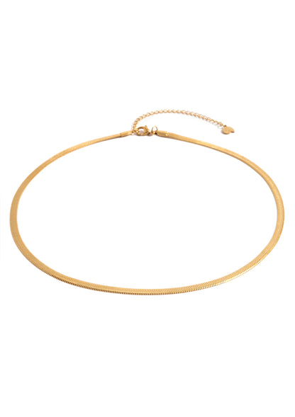 Snake Chain Necklace Gold