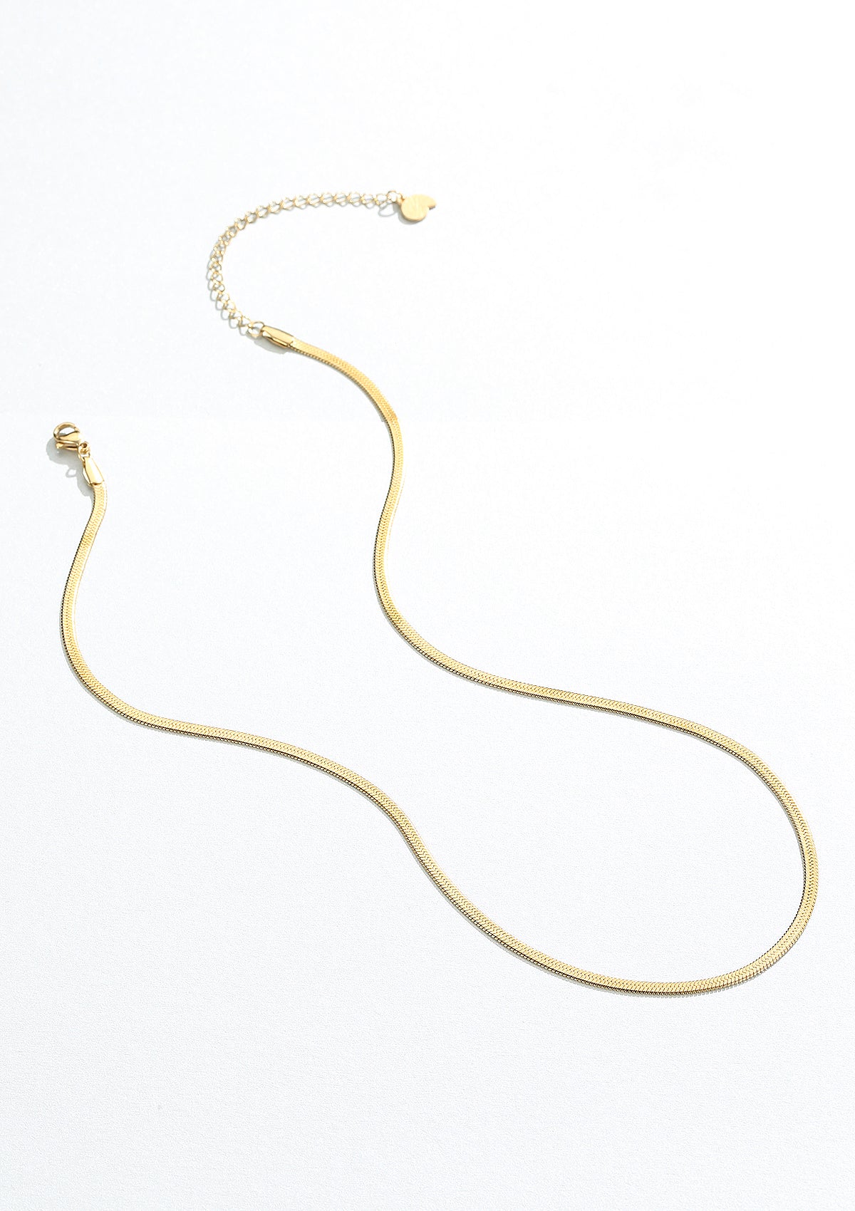 Snake Chain Necklace Gold