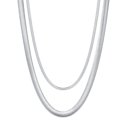 Snake Chain Necklace Set