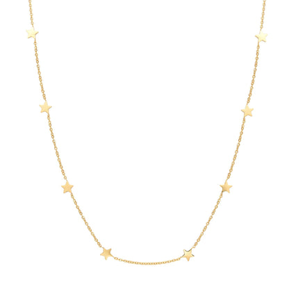 Star Delicate Necklace Gold
