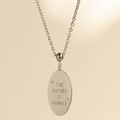 The Future is Female Pendant Necklace