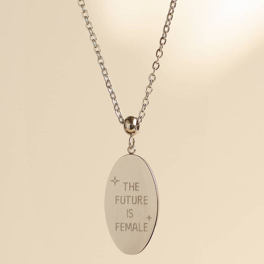 The Future is Female Pendant Necklace
