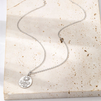 The Sunshine Pendant Necklace Sterling Silver