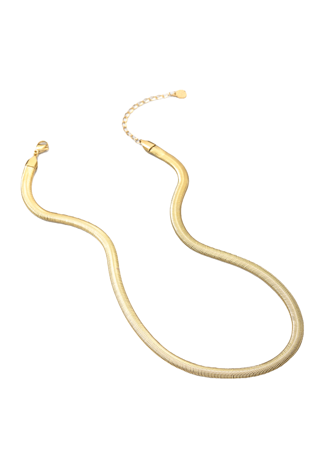 Thick Snake Chain Necklace Gold