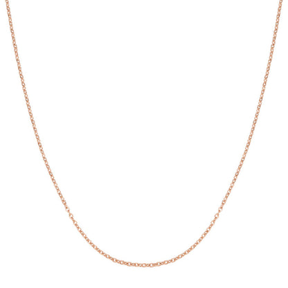 Unisex Cable Chain Necklace Gold