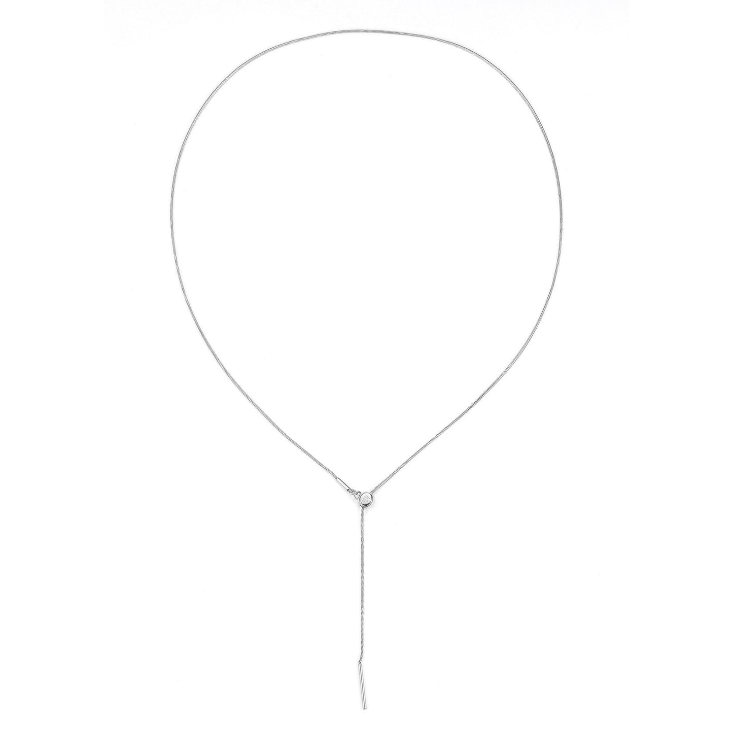 Unisex Rolled Snake Chain Necklace Gold