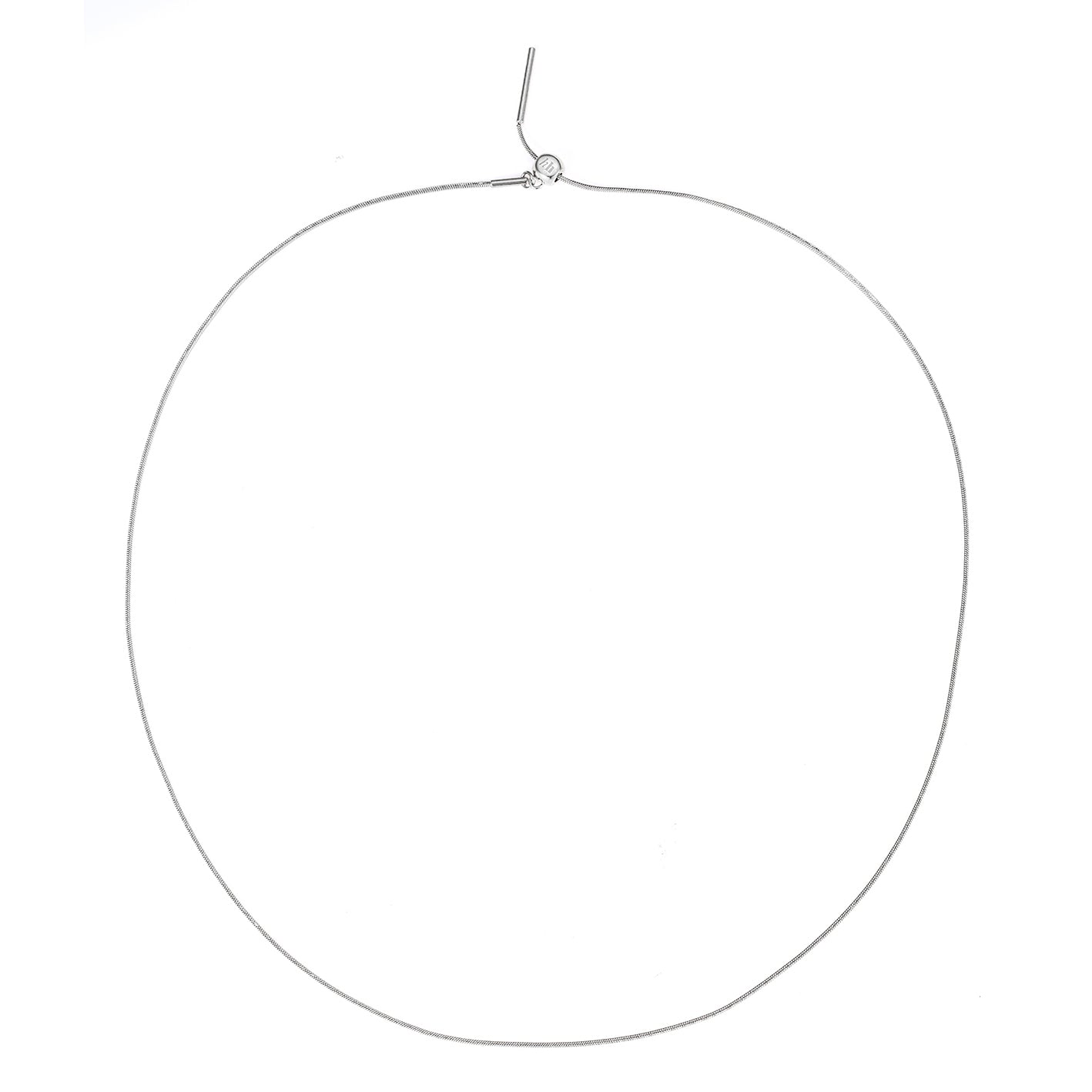 Unisex Rolled Snake Chain Necklace Gold