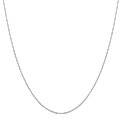 Unisex Rolled Snake Chain Necklace Gold