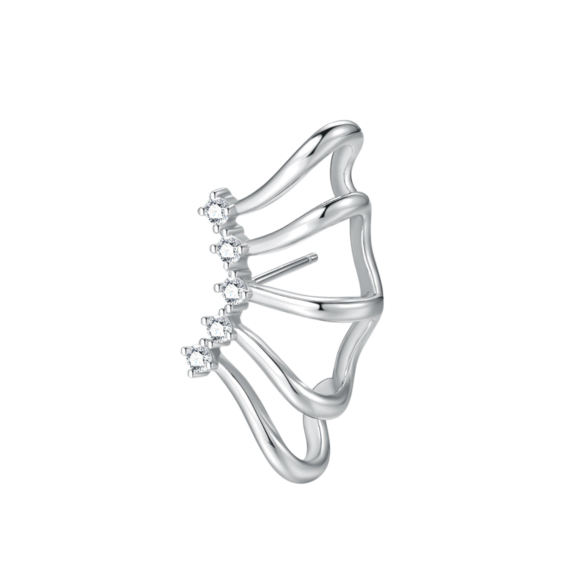 Wrap Wing Earring Sterling Silver