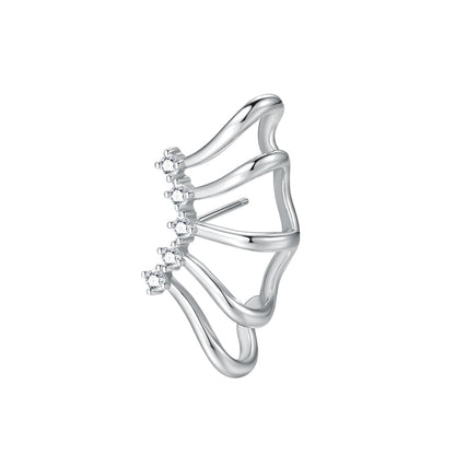 Wrap Wing Earring Sterling Silver