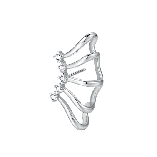 Wrap Wing Earring Sterling Silver